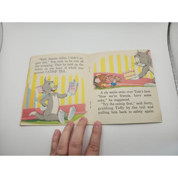 MGM Tom and Jerry 1955 Whitman Weekly Reader Vintage Children’s Story Book - Picture 8 of 8